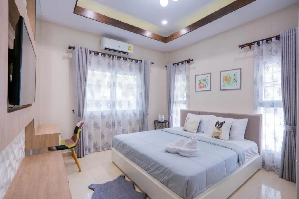 บ้านพักพูลวิลล่าพัทยา สุนัขเข้าได้-1