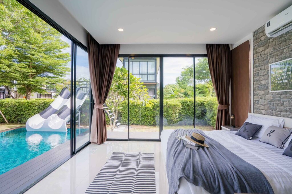 บ้านพักพูลวิลล่าพัทยา มีสระว่ายน้ำ-19