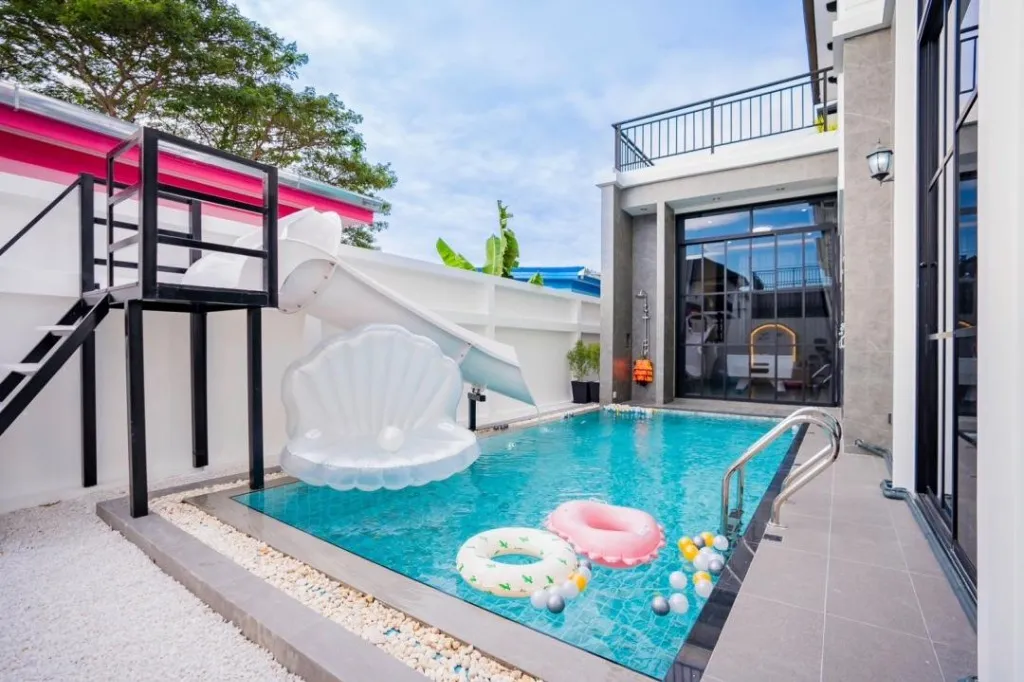 บ้านพักพูลวิลล่าพัทยา สัตว์เลี้ยงเข้าได้-11